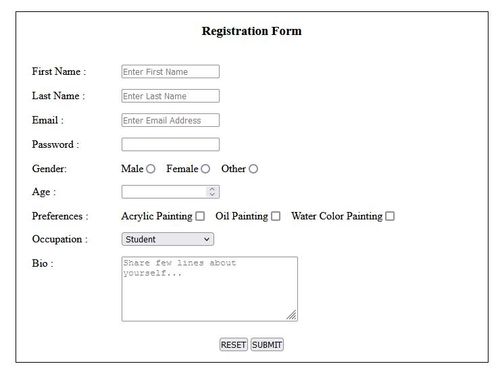 Basic HTML and CSS form structure | HTML5 Institute