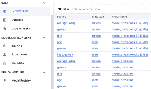 图 2.7 – Vertex AI 特征存储仪表板