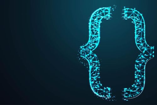 Free Vector digital code abstract 3d polygonal wireframe airplane on blue night sky with dots and stars illustration or background