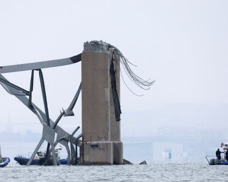 Collapsed bridge