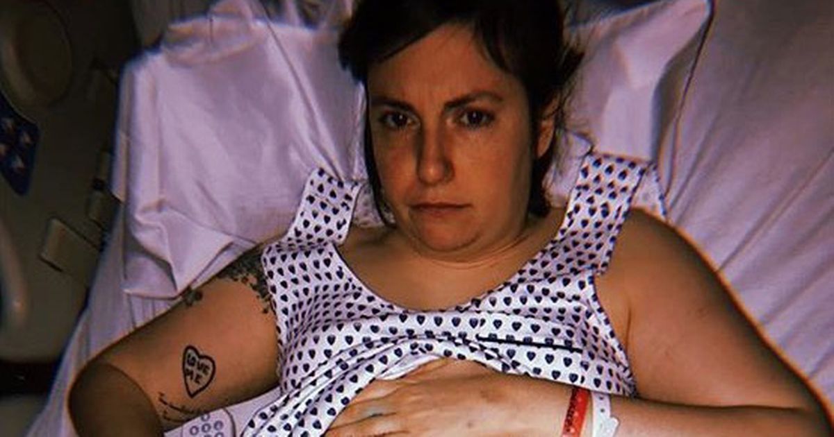 Lena Dunham bravely reveals she's had an ovary removed as she shares powerful image from her ...'s had an ovary removed as she shares powerful image from her ...