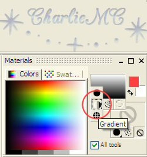 gradient text-materials 2