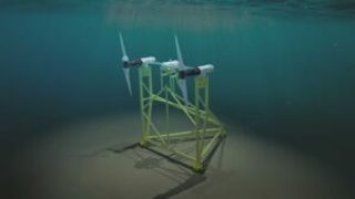 Tidal energy turbines in the ocean