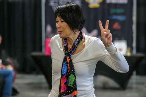 Mayor of Toronto Olivia Chow attends the first day of Steven Meserve Presents: Toronto Catstravaganza at Exhibition Place on March 01, 2025 in...