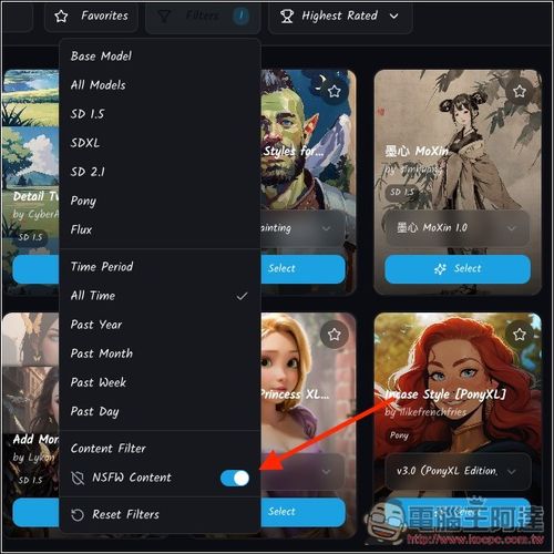 AI Gallery 無審查、無限制、可生成 NSFW 的免費 AI 生圖工具 - 電腦王阿達