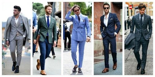 Semi Formal Attire for Men Ryan Gosling Suspenders, Blue Suit Coat Gray Pants Men, Blue Suit Plaid Shirt, Blue Windowpane Suit, Light Blue Windowpane Suit, Semi Formal Dress Code, Semi Formal Wedding Attire, Formal Attire For Men, Formal Dresses For Men