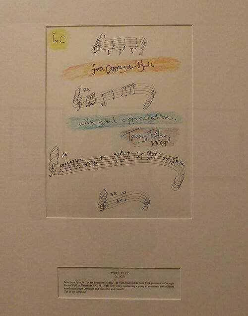 terry riley in c carnegie hall
