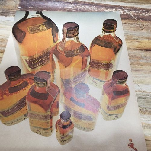 Vintage Johnnie Walker  Scotch ad, 1970s, vintage liquor ad, scotch ad