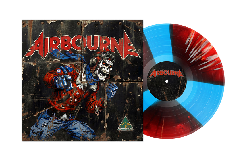 Airbourne vinyl packshots splatter trans