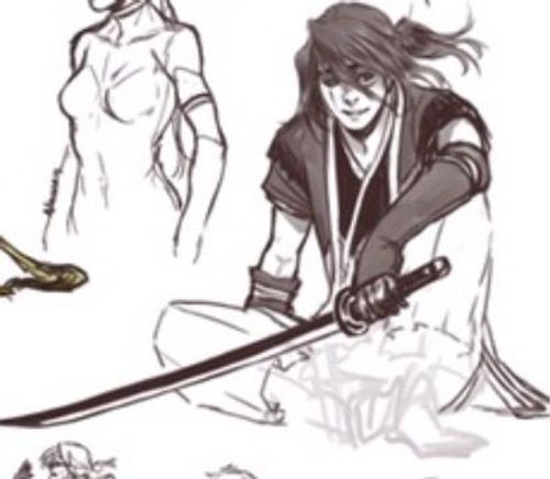 Basic Drawing, Girl Holding Swords Reference Drawing, Sitting Poses, Character Design, Drawings, Anime, Design, Art