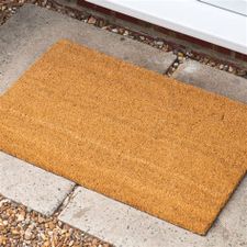 A coconut doormat