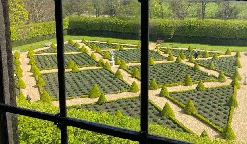 Interior of Ham House and Garden