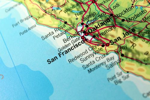 A close up shot of the city of San Francisco, USA. A close up shot of the city of San Francisco, USA.