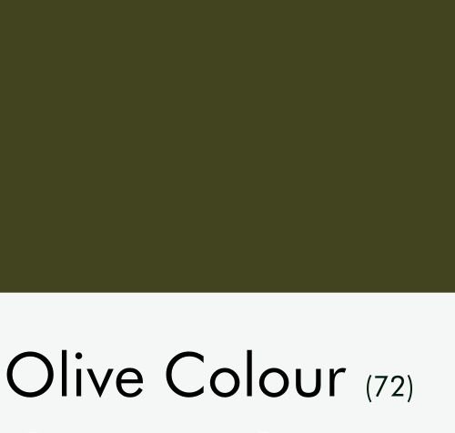 an olive green color is shown with the words olive colored in black and white letters