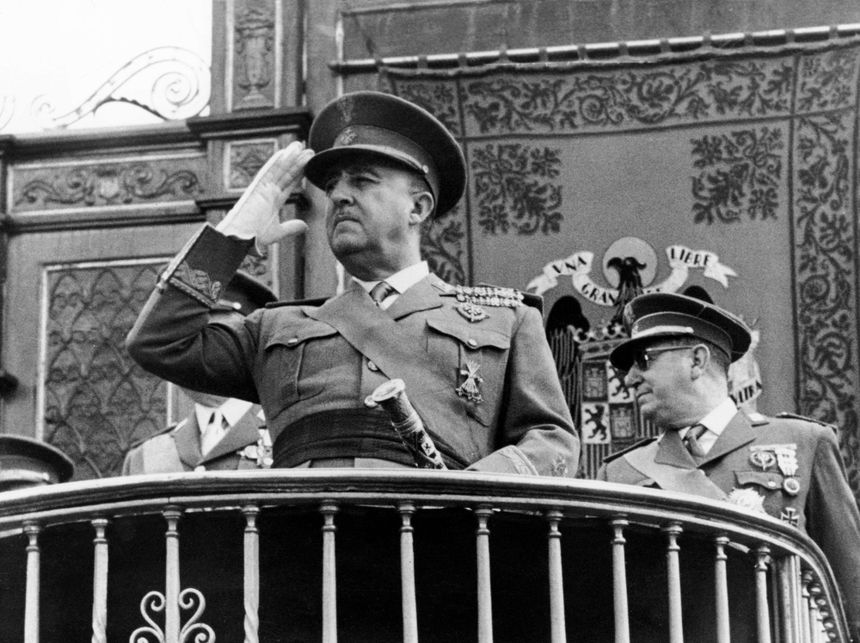 Una imatge d'arxiu de Francisco Franco l'any 1960