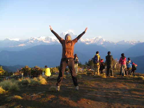 Let's jump on poon hill,Ghorepani Poon Hill Trek.