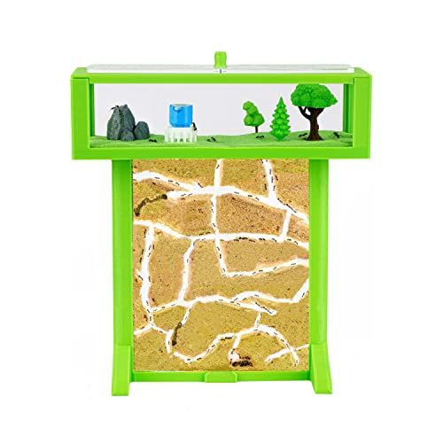 AntHouse Hormiguero de Arena Natural - 3D Kit 15x15x1,5cm Verde - Incluyendo Hormigas