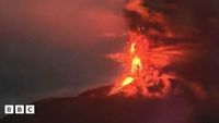 Indonesia: Airports shut and people moved to safety as volcano erupts - BBC Newsround