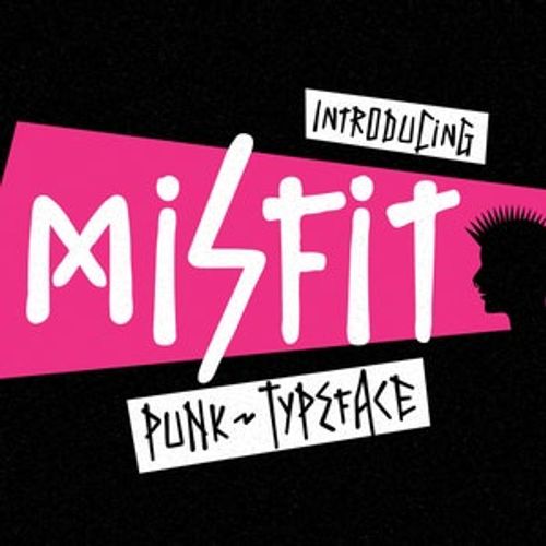 Misfit - Punk Skateboarding Font | Cricut Font, Canva Font, Procreate Font, Gothic Font, Urban Font, Graffiti Font - Instant Download
