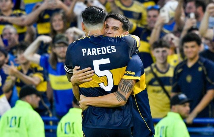 Boca gana con goles de Blanco y Paredes (Foto: FOTOBAIRES).