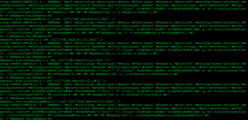 clang 12 0 1 compiling htop