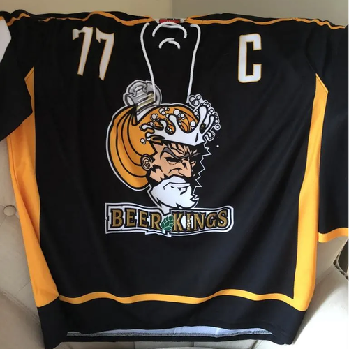 Sublimated Beer Kings Hockey Jersey