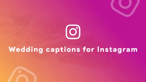 wedding instagram captions