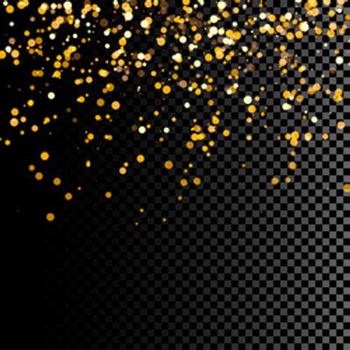 golden glitter vector