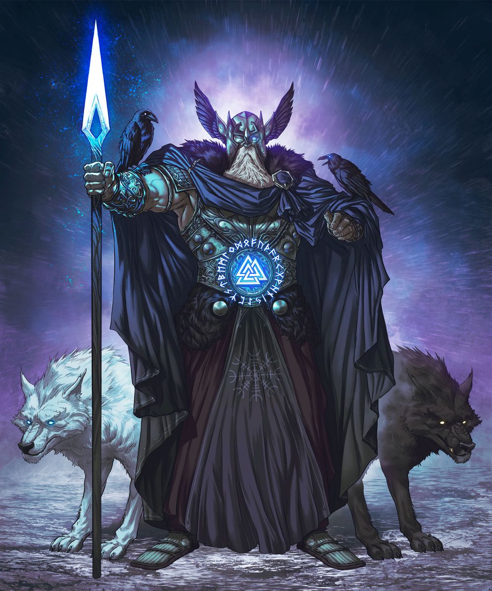 Norse God Odin by Andrea Guardino : ImaginaryMythology