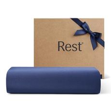 REST® Evercool®+ Top Sheet, Full/Queen Size, Midnight Blue, 93"X108" (1 Flat Sheet only)