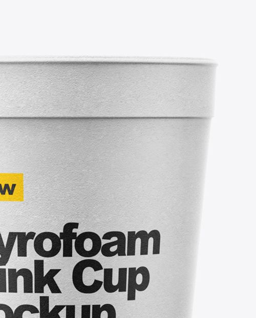 Styrofoam Cup Mockup