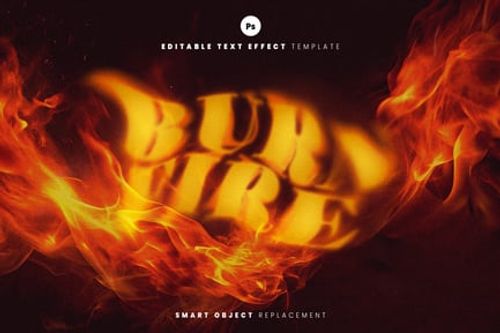 Preview: Burn Fire Text Effect