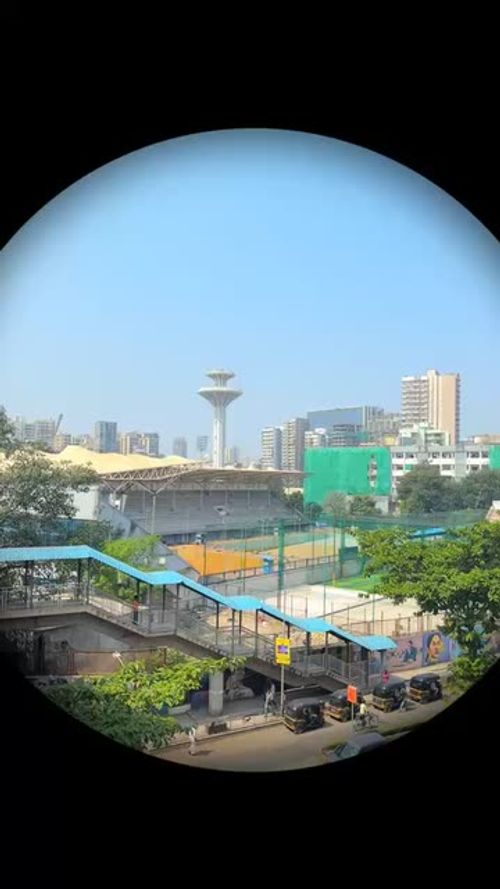 Spotlight at Andheri Sports Complex Tower by @khan.assu