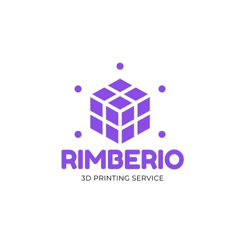 Purple 3D Printing Service Logo