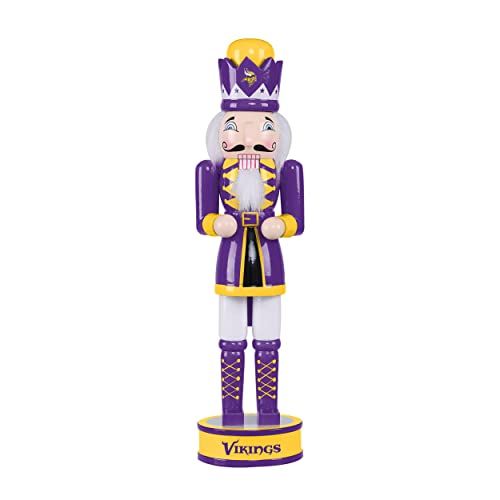 FOCO NFL Minnesota Vikings Team Logo 14" Holiday NutcrackerTeam Logo 14" Holiday Nutcracker, Version 2, One Size (B07KQHMBX2) Amazon Price History, Amazon Price Tracking
