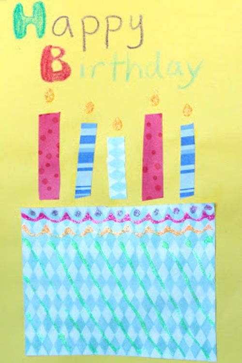 cute homemade birthday cards for kids to make