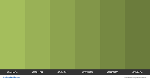 Light Olive Green shades - #241290