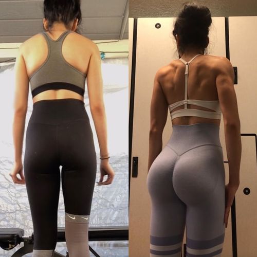 r/GYM - Antes ➡️ Después 🤍 8 meses después