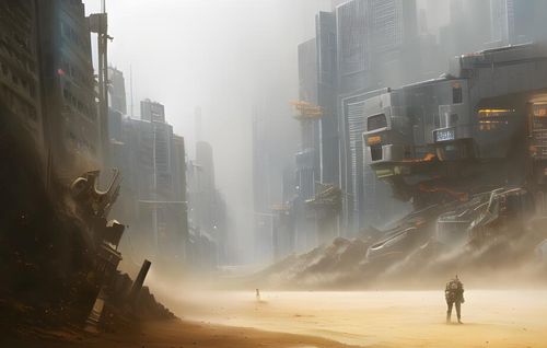 元宇宙 人工智能 赛博朋克 机器大战 末日 萧条