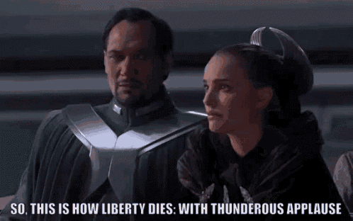 So This Is How Liberty Dies With Thunderous Applause Quote / No! Try not. Do, or do not. There ...