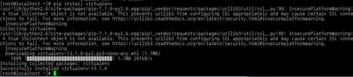 pip install virtualenv