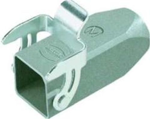 Hood Coupler, Han 3A, metal, cable output straight, with 1 lock-clipp
1xM20
