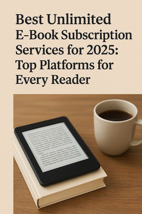 Best Unlimited E-Book Subscription Services for 2025: Top Platforms for Every Reader