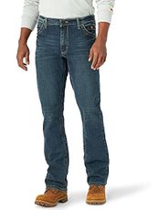 Wrangler Riggs Workwear Mens 20x Fr Vintage Boot Cut Jean Work Utility Pants, Dark Denim, 30W X 32L US