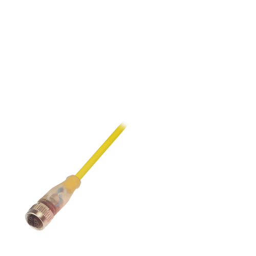 Connector with cable BCC M415-M413-3A-300-PX0334-010
Merch.code 8544429090, 165487 (MTO).
Connection 1 = M12x1-Female, Straight, 5-pin, A-coded | Connection 2 = M12x1-Male, Straight, 3-pin,
A-coded | Cable = PUR black, 1 m, drag chain compatible | Number of conductors = 3 | Cable
temperature, fixed routing = -50...90 °C | Cable temperature, flexible routing = -25...90 °C | Operating
voltage Ub = 250 VDC / 250 VAC | Rated current (40 °C) = 4.0 A | IP rating = IP67, IP68, IP69K/IP67, IP68, IP69K | Approval/Conformity = CE, cULus, EAC, WEEE
Replacement for: BKS-S 19-1/GS4-PU-01 / BKS-B 19-1/GS4-PU-01