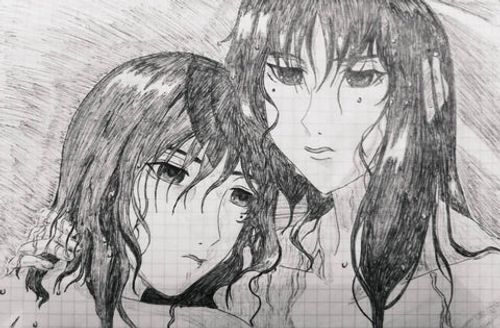 Xia Yu twins from Full Metal Panic anime drawing ideas