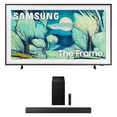 Samsung QN50LS03FAFXZA 50 Inch The Frame QLED 4K Art Mode Vision AI Smart TV with a Samsung HW-B630F B-Series Soundbar 3.1 Ch and Subwoofer with Dolby Audio (2025)