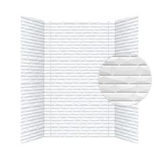 From Plain To Beautiful In Hours Vista - Tub and Shower Wall Panels Surround - Gloss White