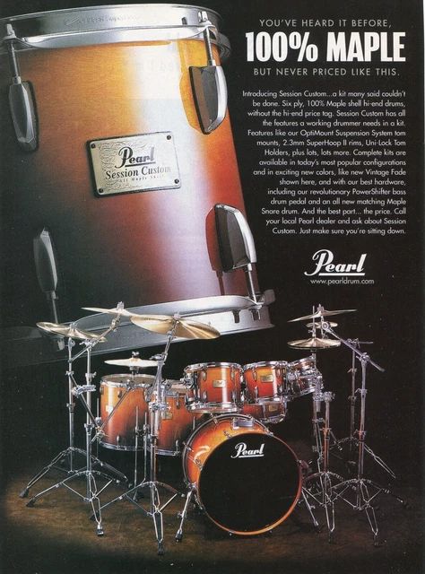 1st year Pearl Session Custom Maple vs current Pearl Masters MM6 |  Drummerworld Forum