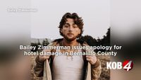 Bailey Zimmerman issues apology after facing charges for trashing local resort - KOB.com
